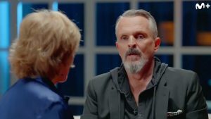 Miguel Bosé y Mercedes Milá