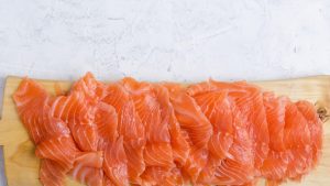 Homemade smoked salmon