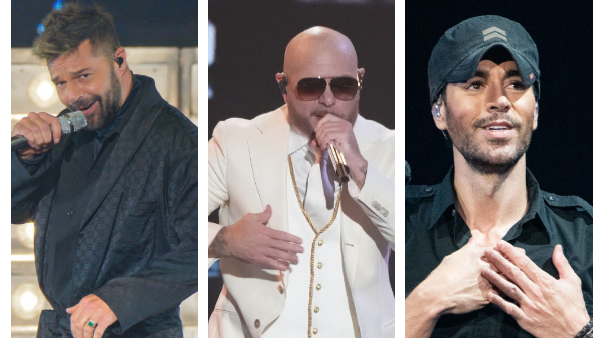 Enrique Iglesias, Ricky Martin y Pitbull