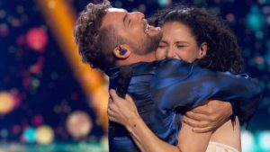 David Bisbal y Rosa López en La Voz Kids