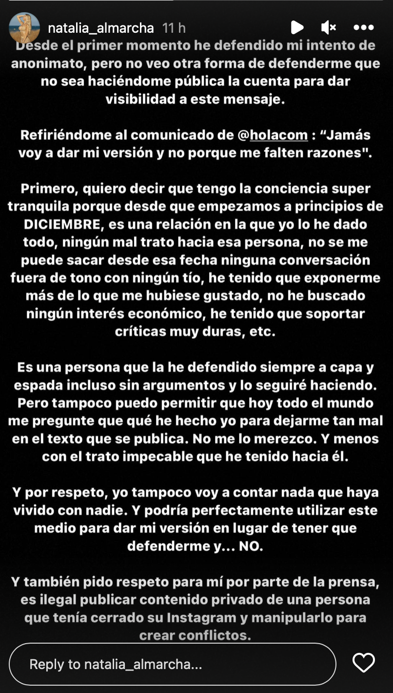 Historia de Natalia Almarcha