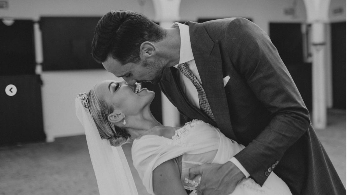 Sergio Rico y Alba Silva