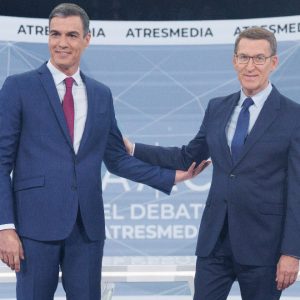 Pedro Sánchez y Alberto Núñez Feijóo