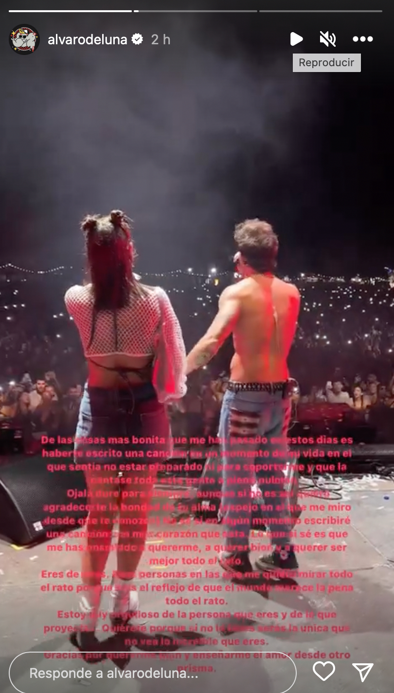 Las palabras que Álvaro de Luna le dedica a Laura Escanes