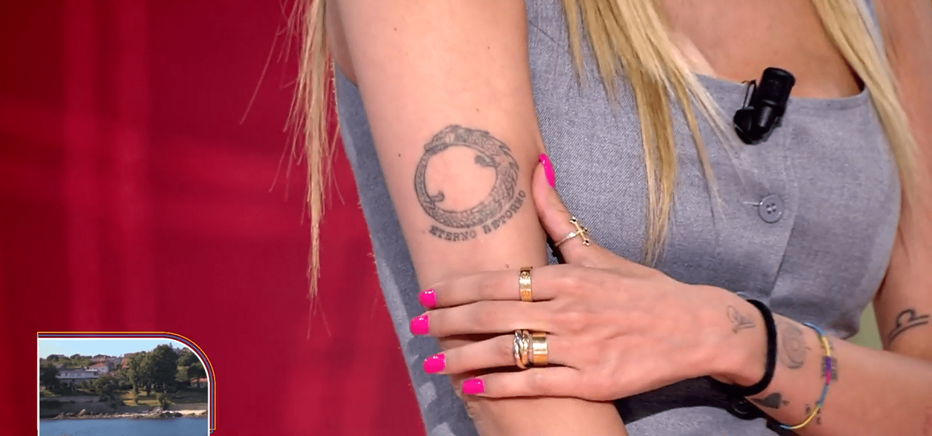 Tatuaje del dragón de Alejandra Rubio.