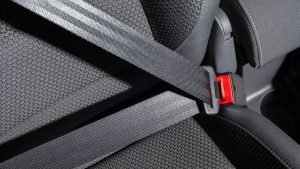 Fasten seat belts in the car