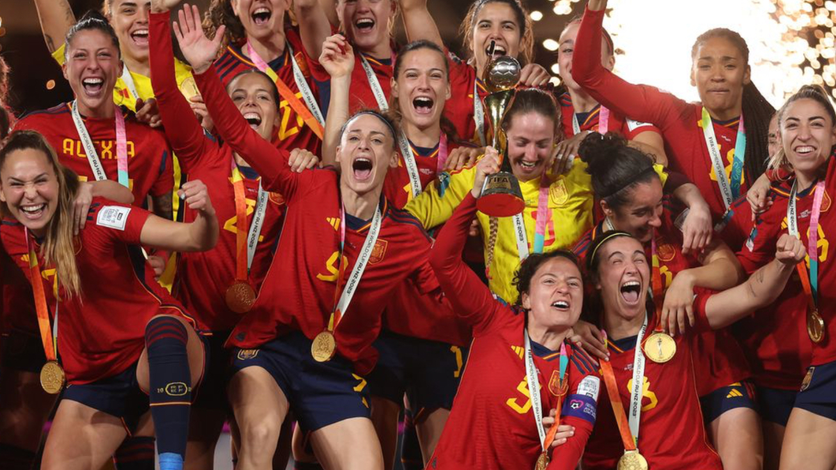 La selección española femenina de gana el mundial de fútbol