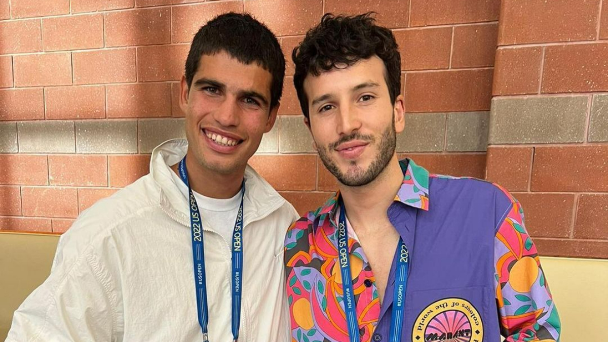 Sebastián Yatra y Carlos Alcaraz