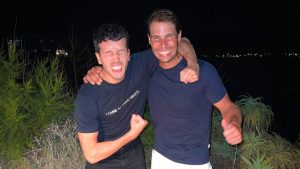 Sebastián Yatra y Rafa Nadal