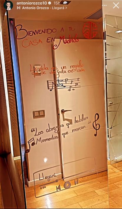 Historia de Instagram de Antonio Orozco