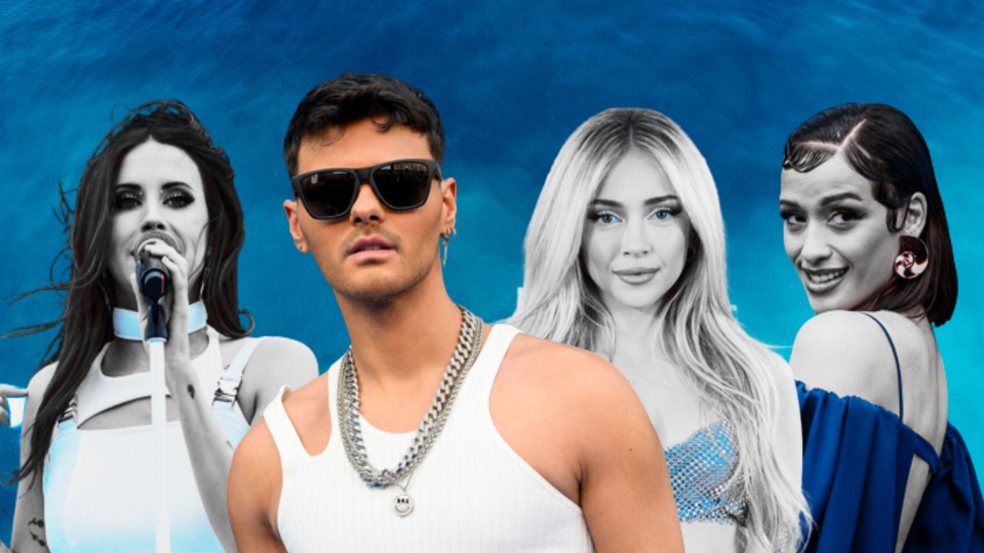 Abraham Mateo, Chanel, Vicco y Ana Mena