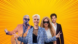 Cantantes como superhéroes