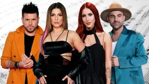 Pablo López, Miriam Rodríguez, Vicco y Nil Moliner