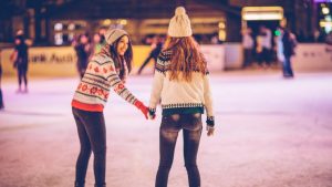 Pista de hielo en Madrid