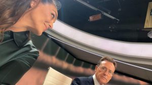 Mónica Carrillo y Matías Prats