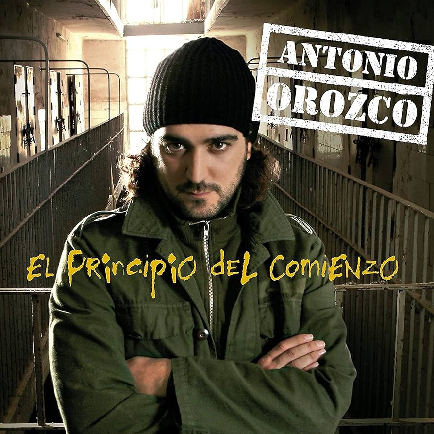 Antonio Orozco, portada del disco El principio del comienzo