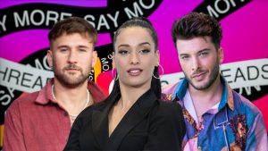 Dani Fernández, Chanel y Blas Cantó Threads