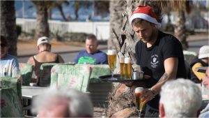 Huelga de hostelería en Madrid en Navidad