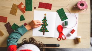 Postales de Navidad con niños