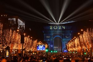 New Year celebration in Paris
