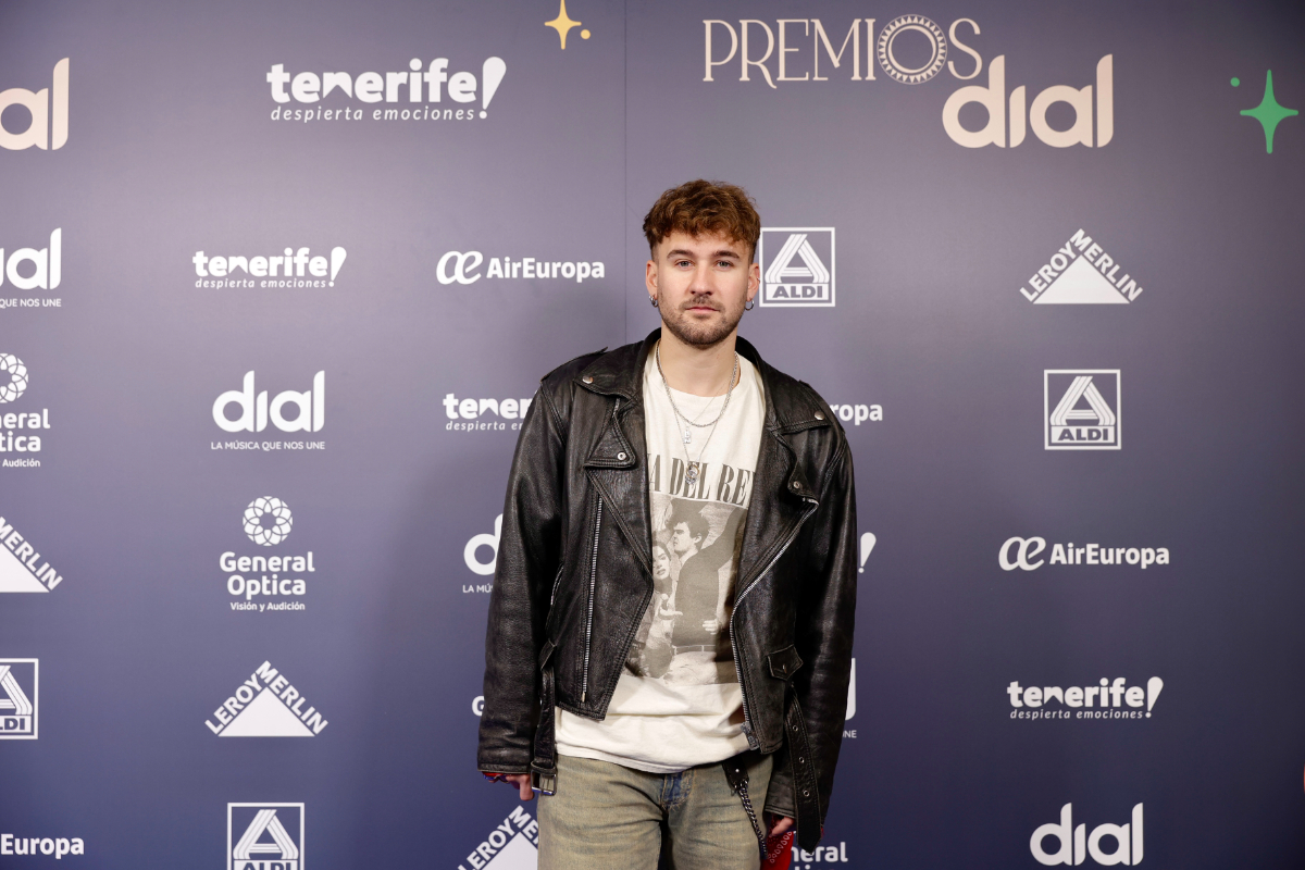 Dani Fernández en la rueda de prensa de Premios Dial Tenerife