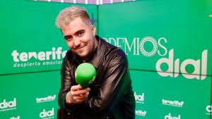 Beret en la rueda de prensa de los Premios Dial Tenerife