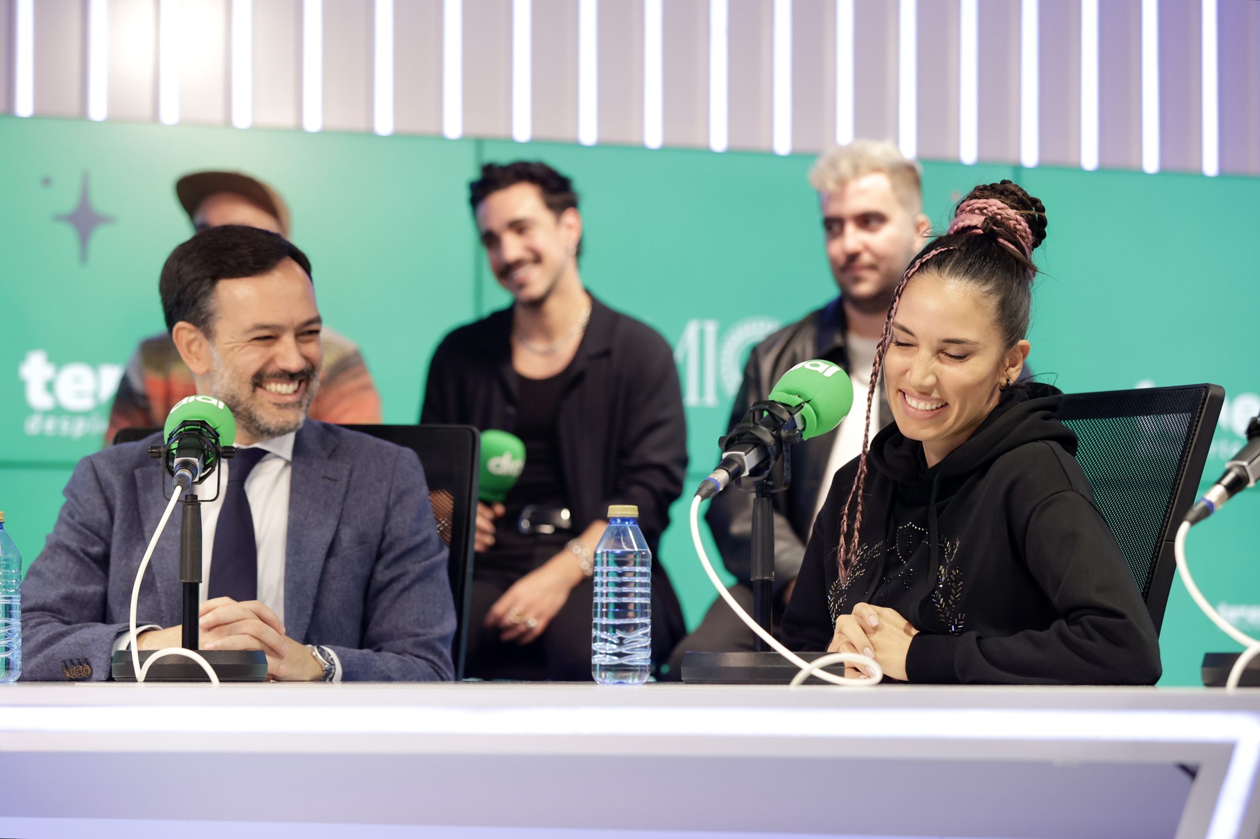 India Martínez en la rueda de prensa de Premios Dial Tenerife