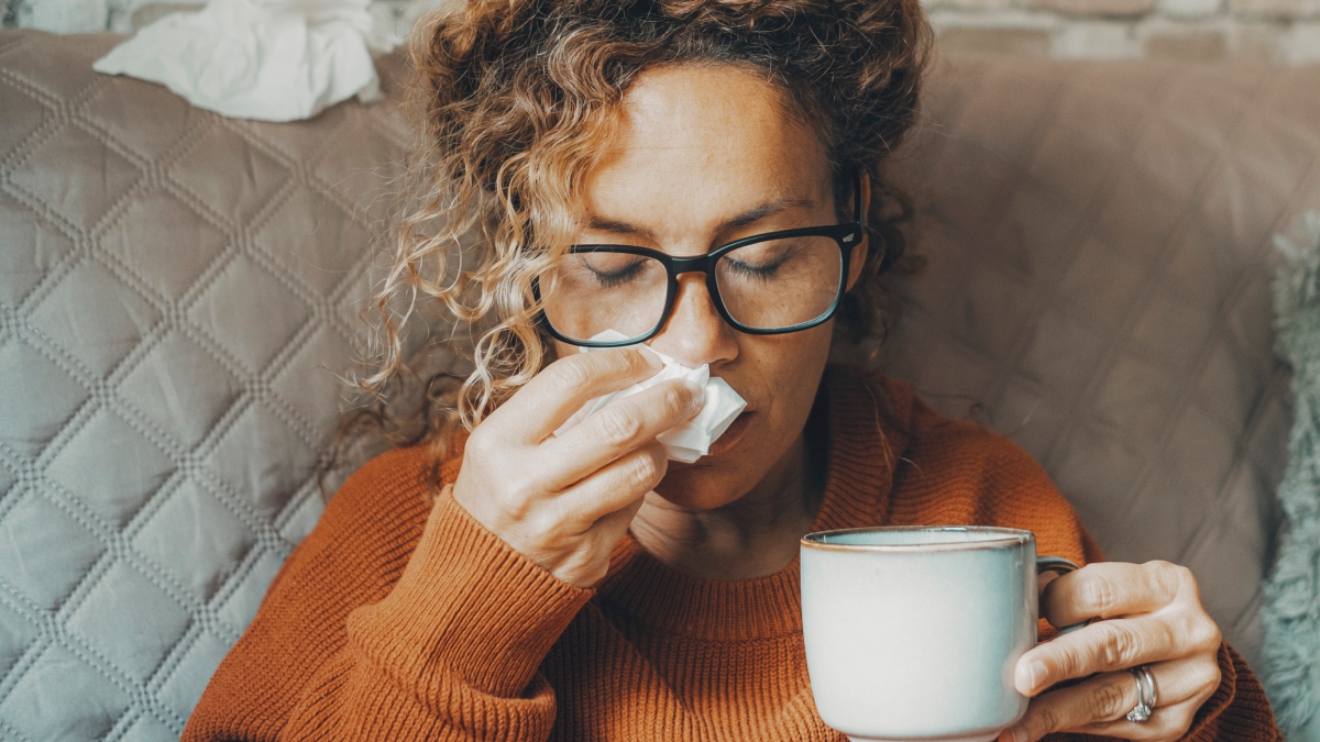 Persona con gripe 