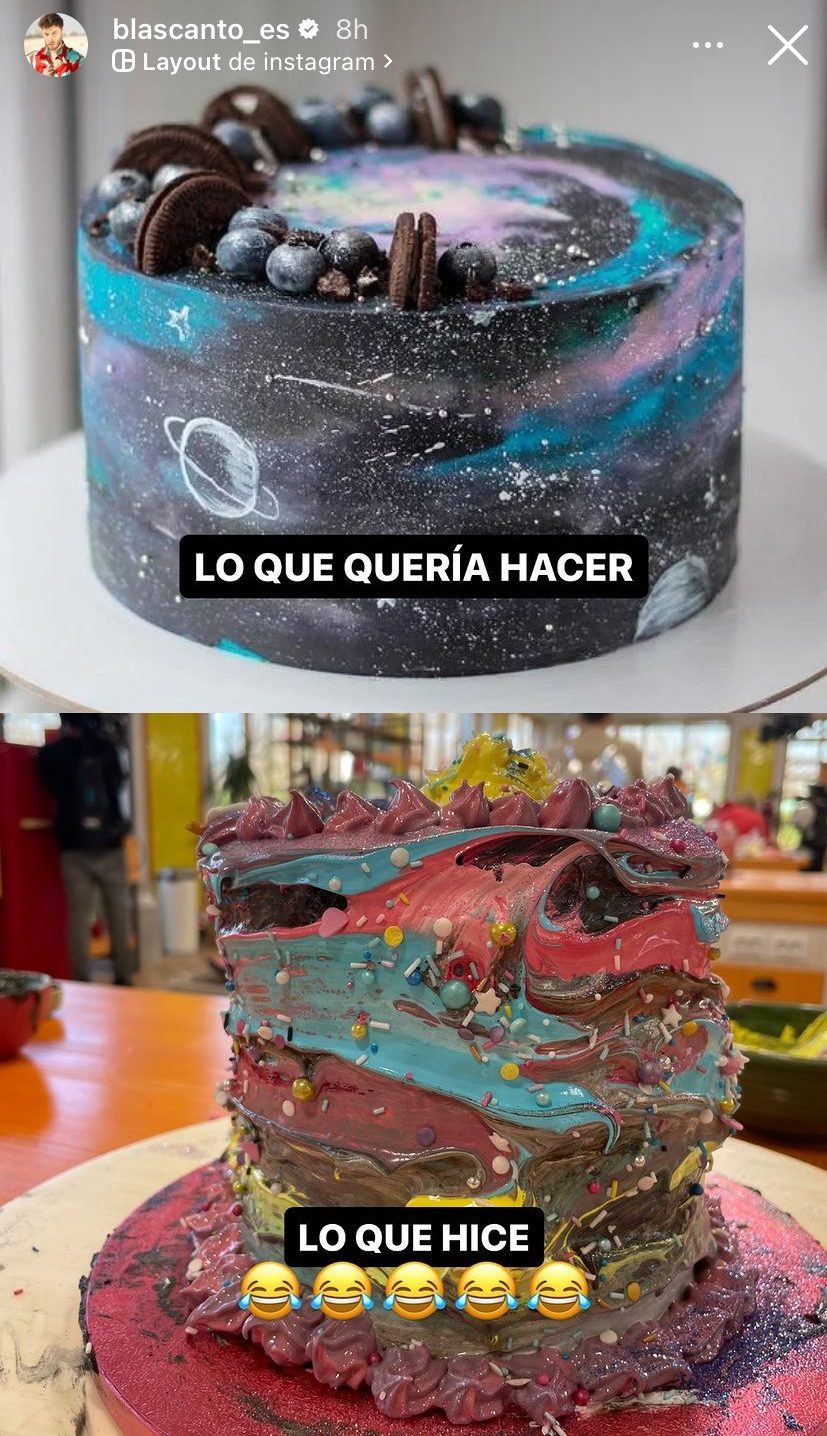 Historia de Blas Cantó en Instagram