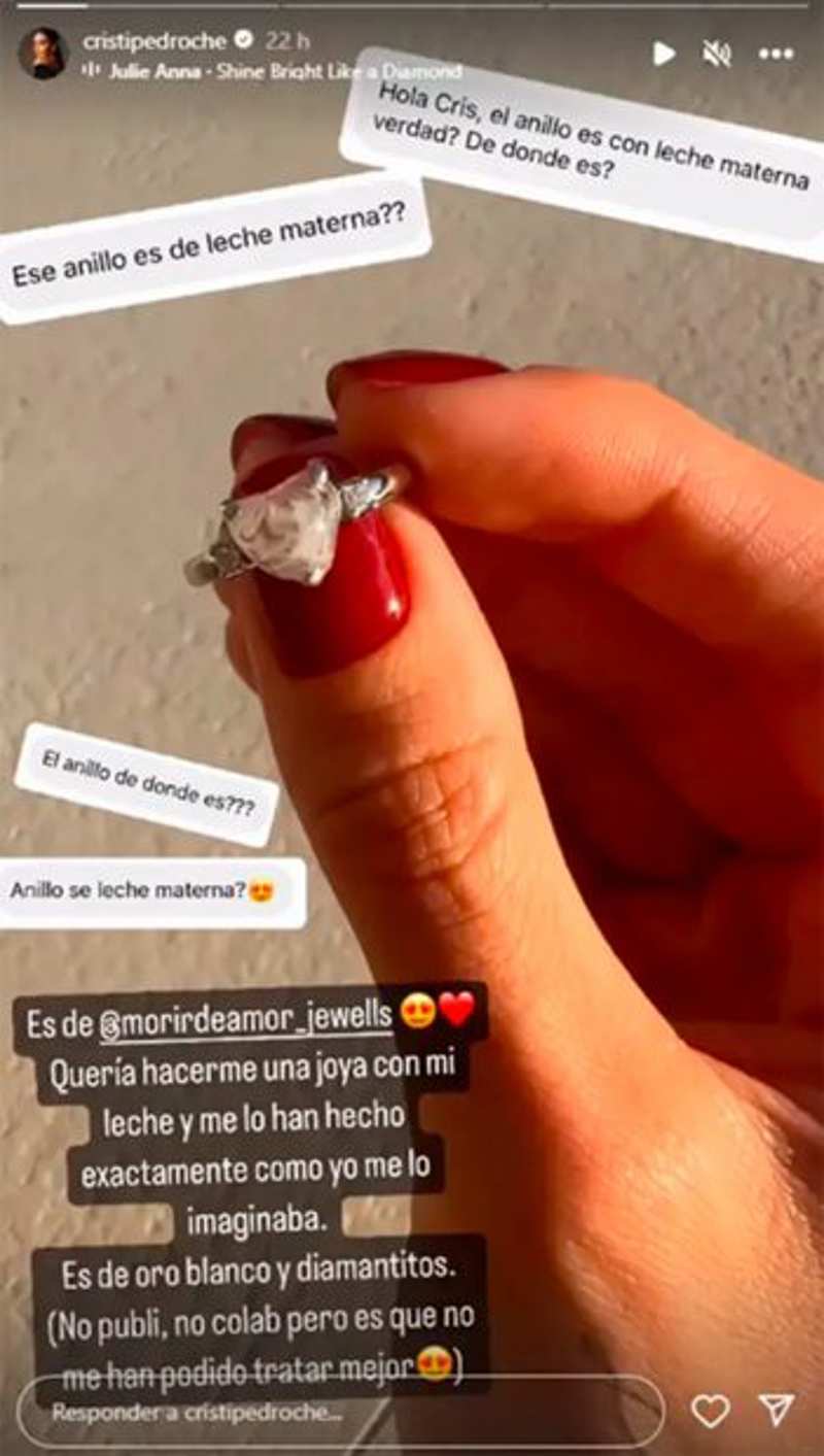 Cristina Pedroche historia de Instagram