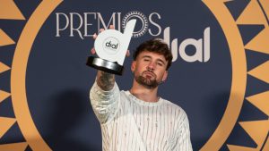 Dani Fernández en Premios Dial Tenerife