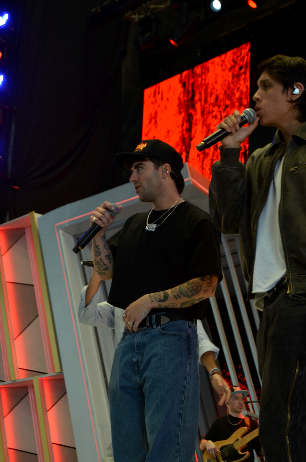 Álvaro de Luna en los ensayos de Premios Dial Tenerife