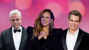 Alejandro Sanz, Pastora Soler y Carlos Baute