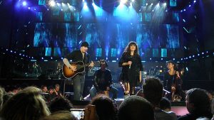 Amaral en el cumpleaños de Nelson Mandela en Londres, 2008