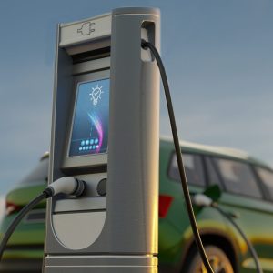 Electric car charging station