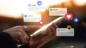 Connecting with social media network via smartphone