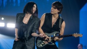 Laura Pausini con su marido