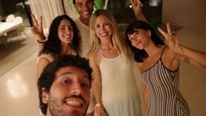 Sebastián Yatra y Aitana con Rafa Nadal