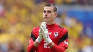 Lunin, jugador del Real Madrid