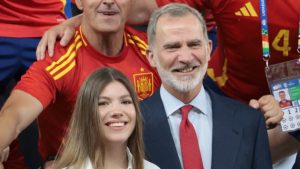 Rey Felipe y la infanta Sofía