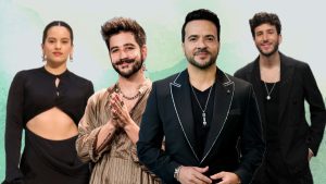 Camilo, Luis Fonsi, Rosalía y Sebastián Yatra