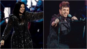 Pablo López y Laura Pausini