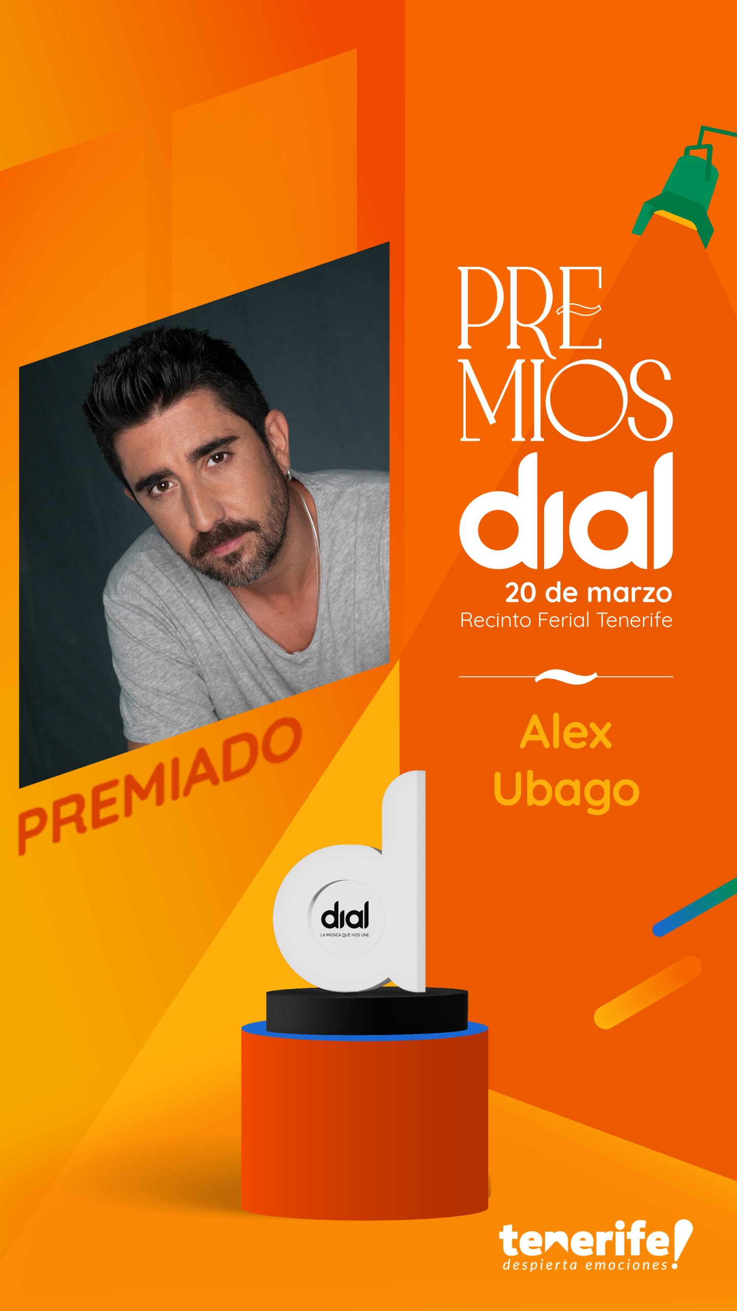 Alex Ubago, premiado