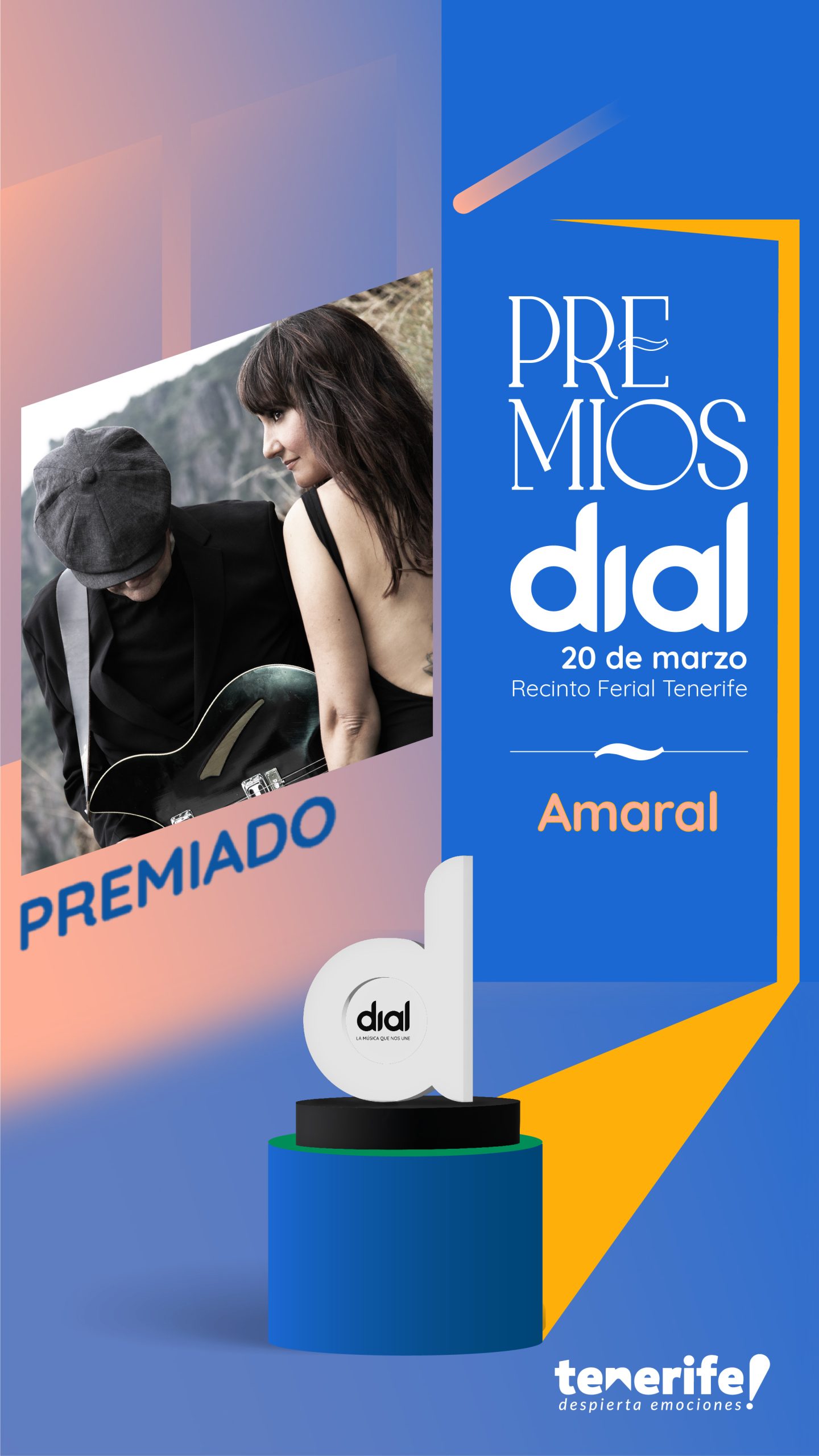 Amaral, premiado