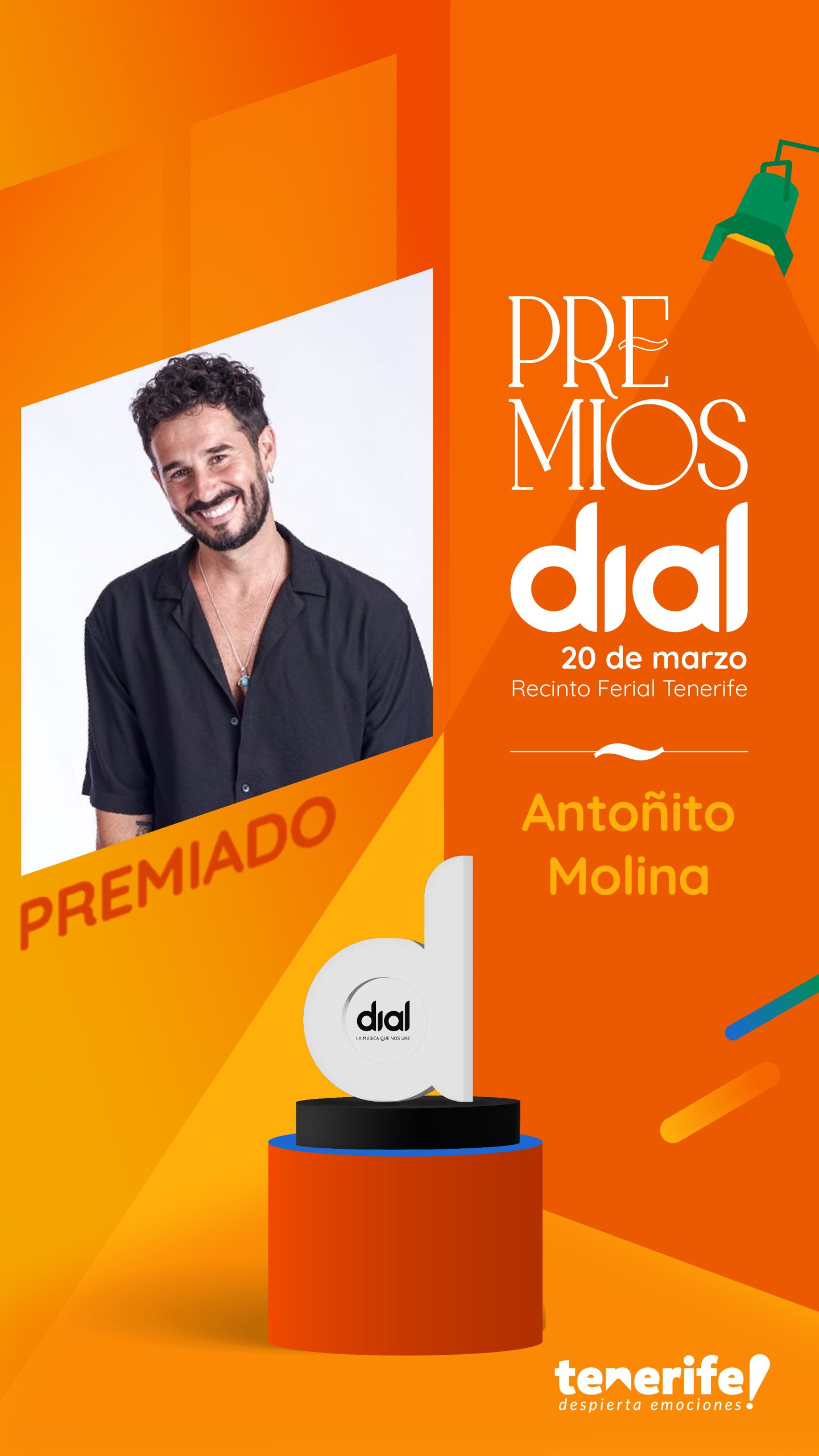 Antoñito Molina, premiado