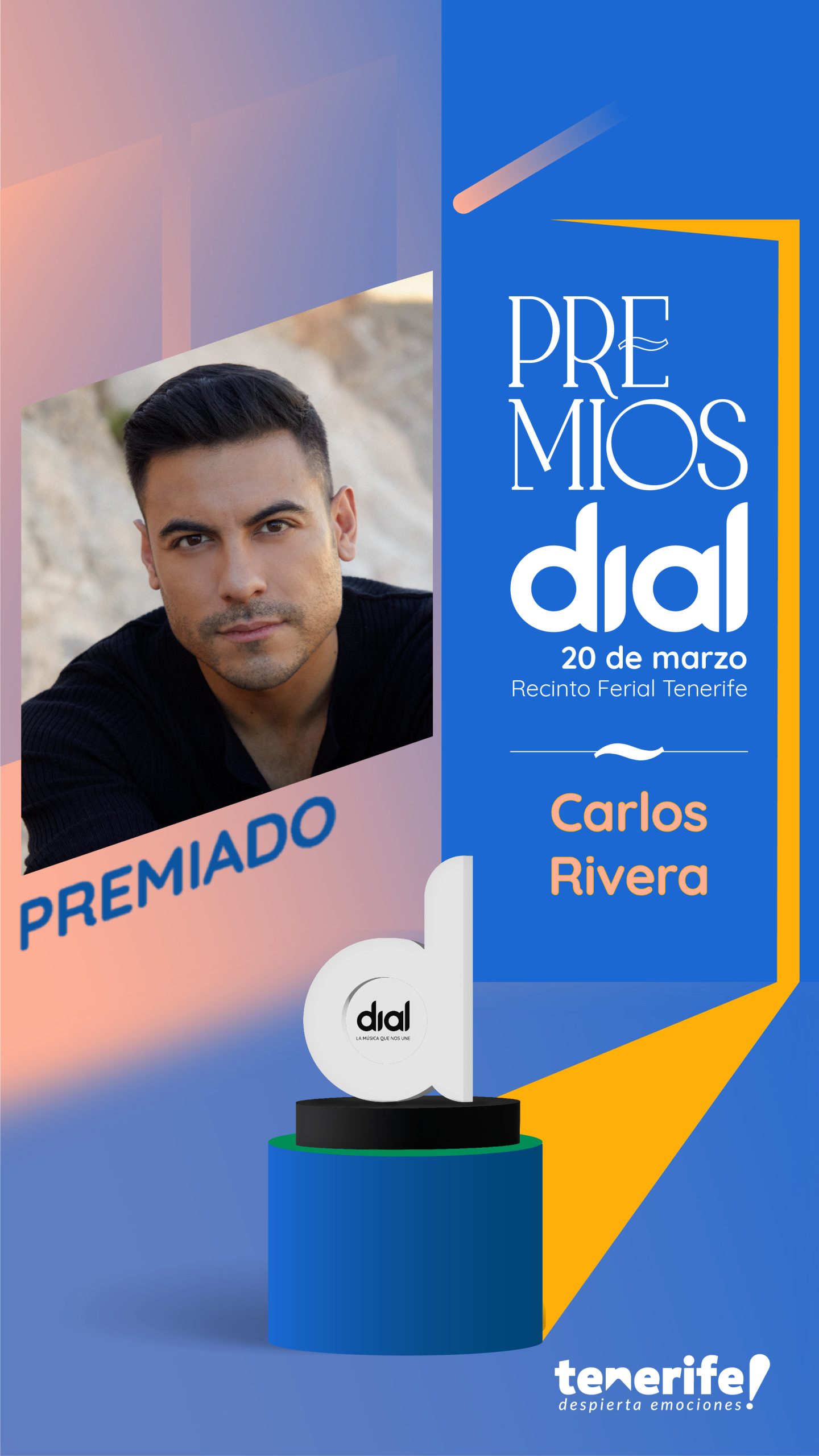 Carlos Rivera, premiado