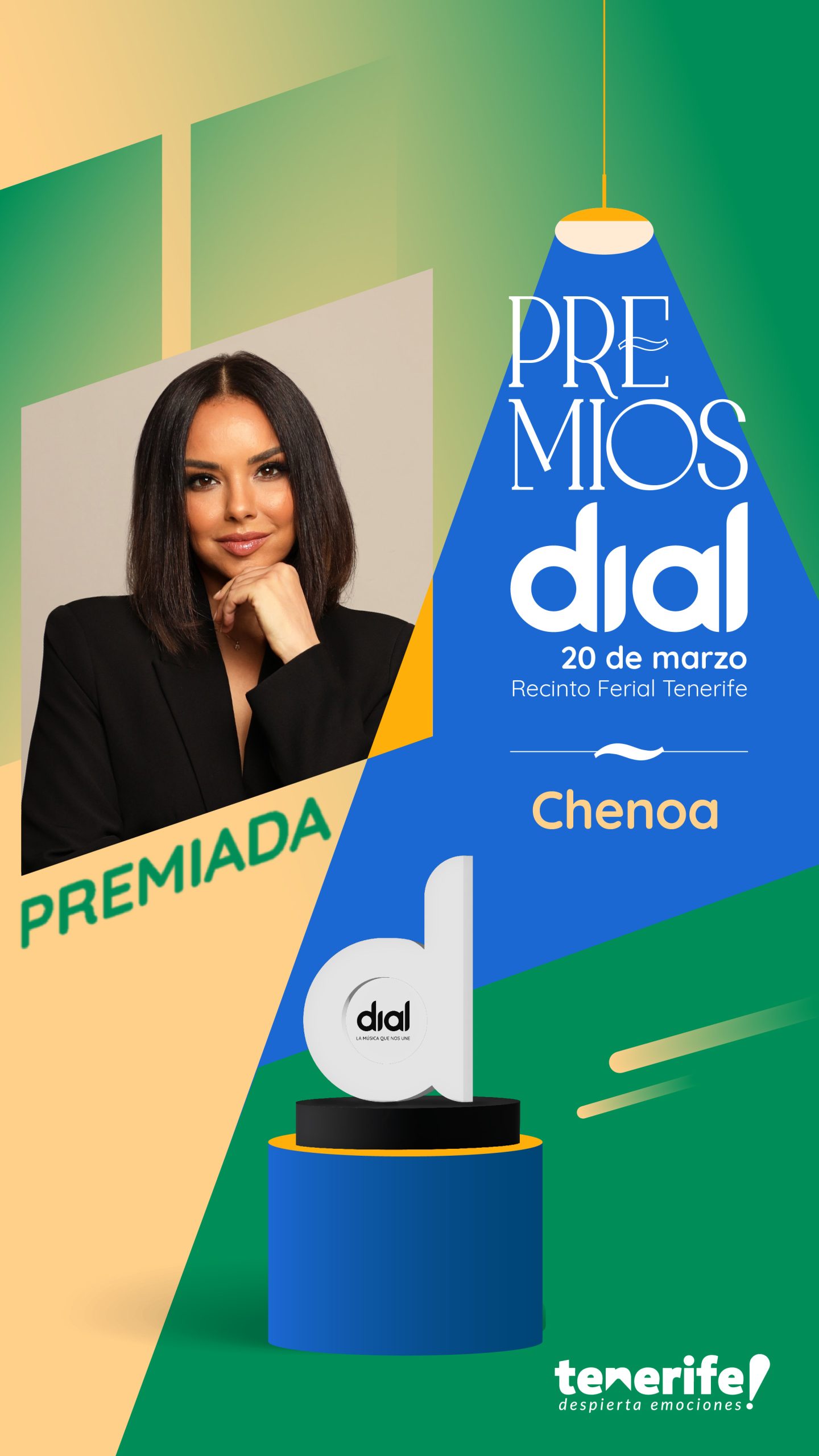 Chenoa, premiada