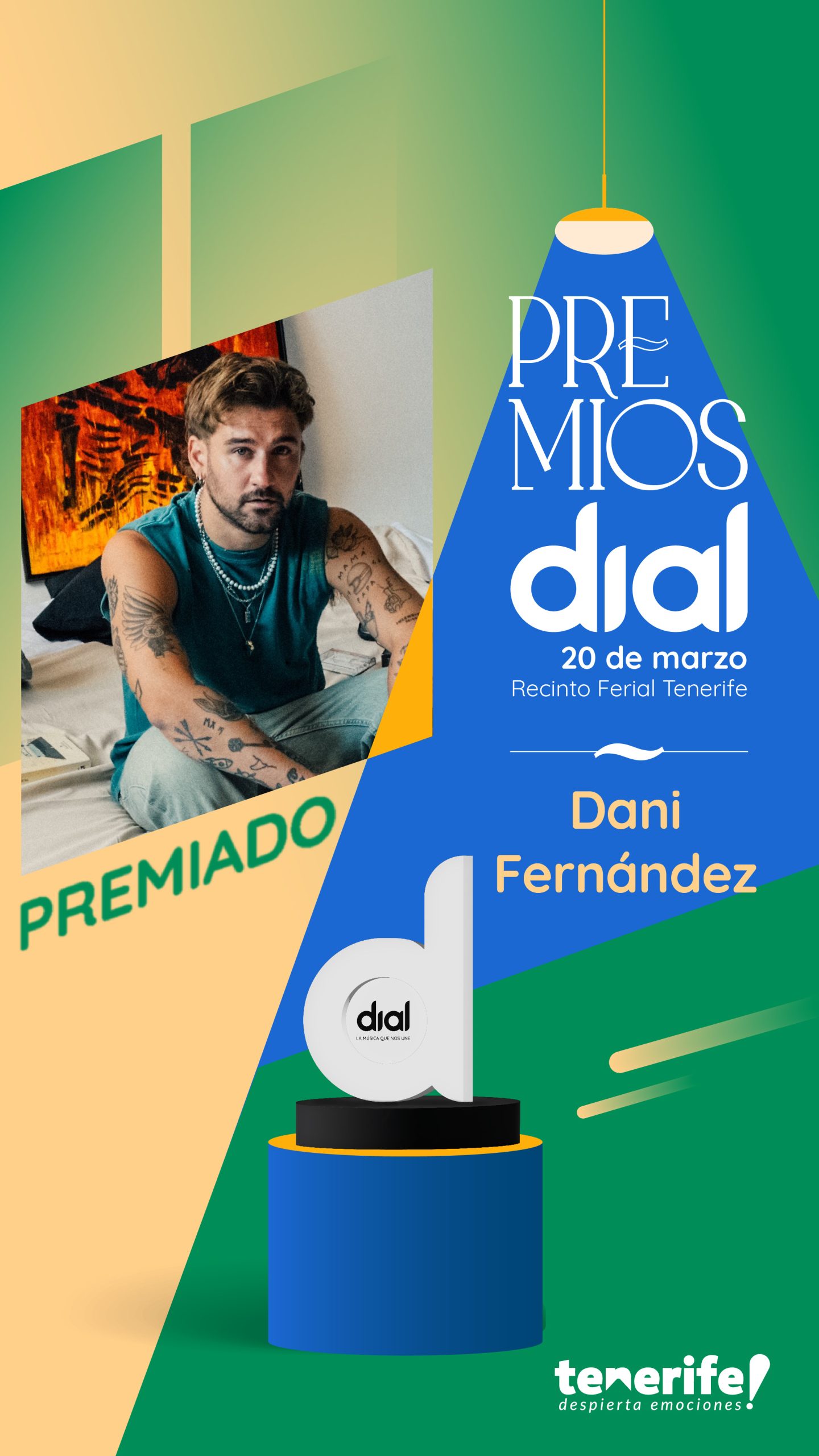 Dani Fernández, premiado
