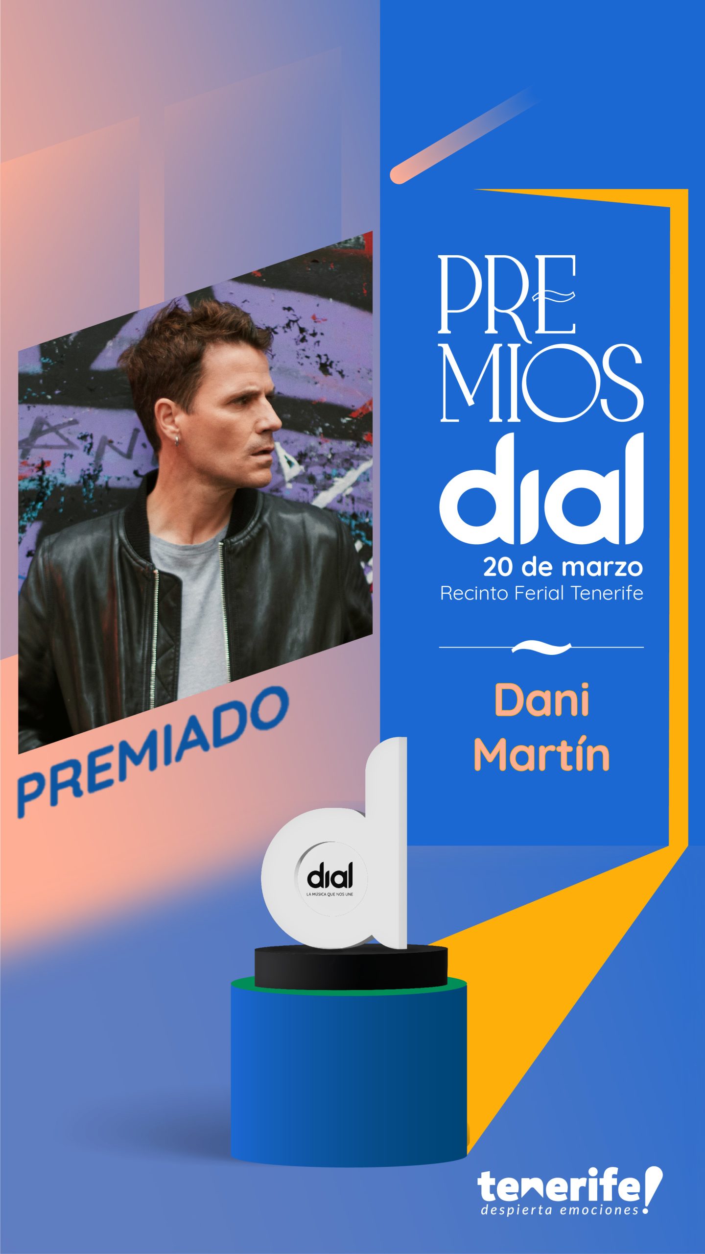 Dani Martín, premiado
