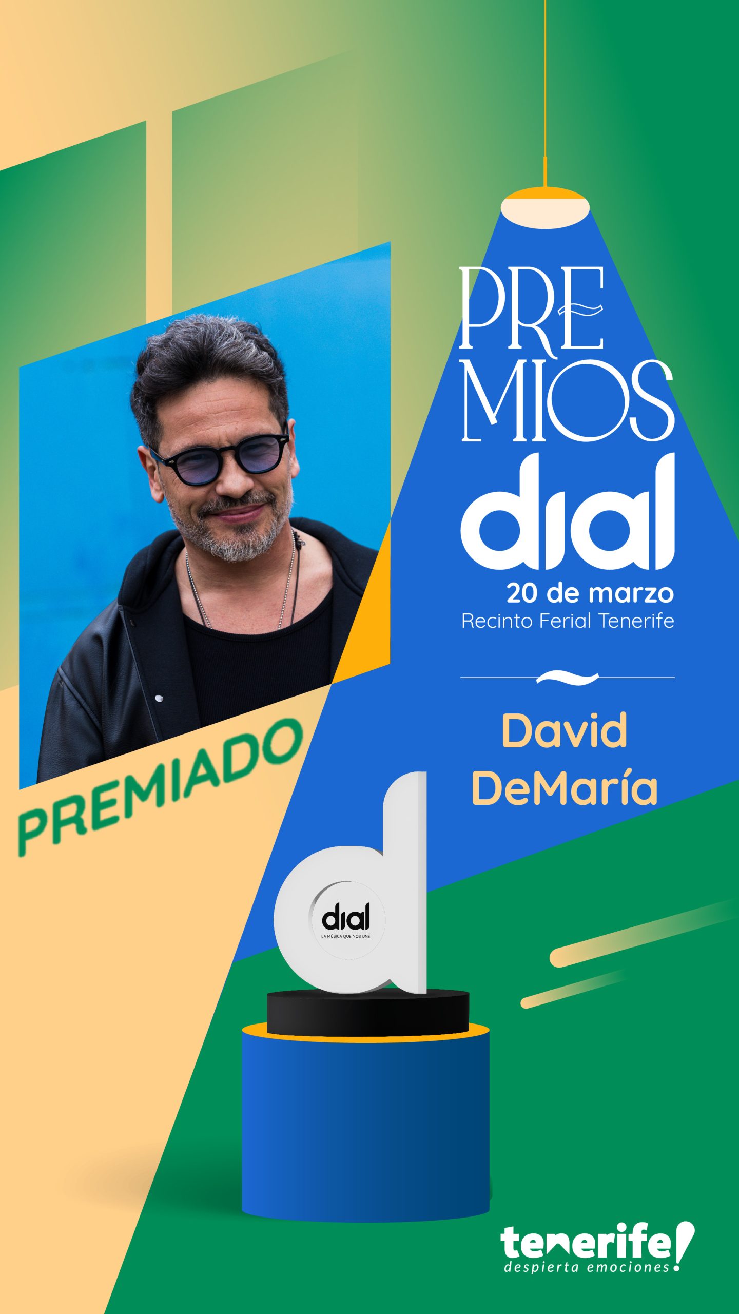 David DeMaría, premiado